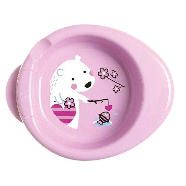 CHICCO PIATTO PAPPACALDA 6 MESI+ ROSA