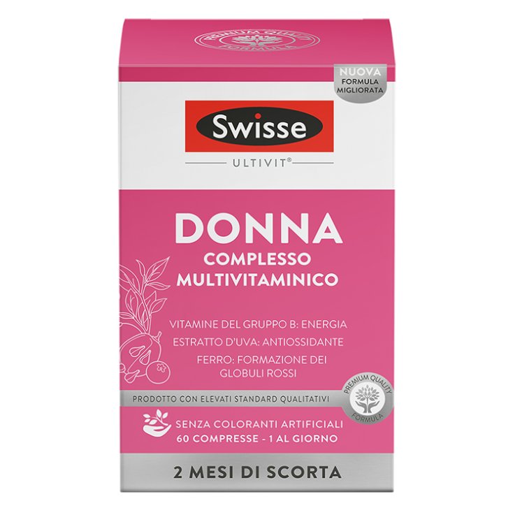 SWISSE MULTIVIT DONNA 60 COMPRESSE SWISSE MULTIVIT DONNA 60 COMPRESSE