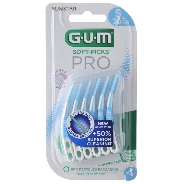 GUM Soft Picks Pro Scov.S 30pz GUM Soft Picks Pro Scov.S 30pz