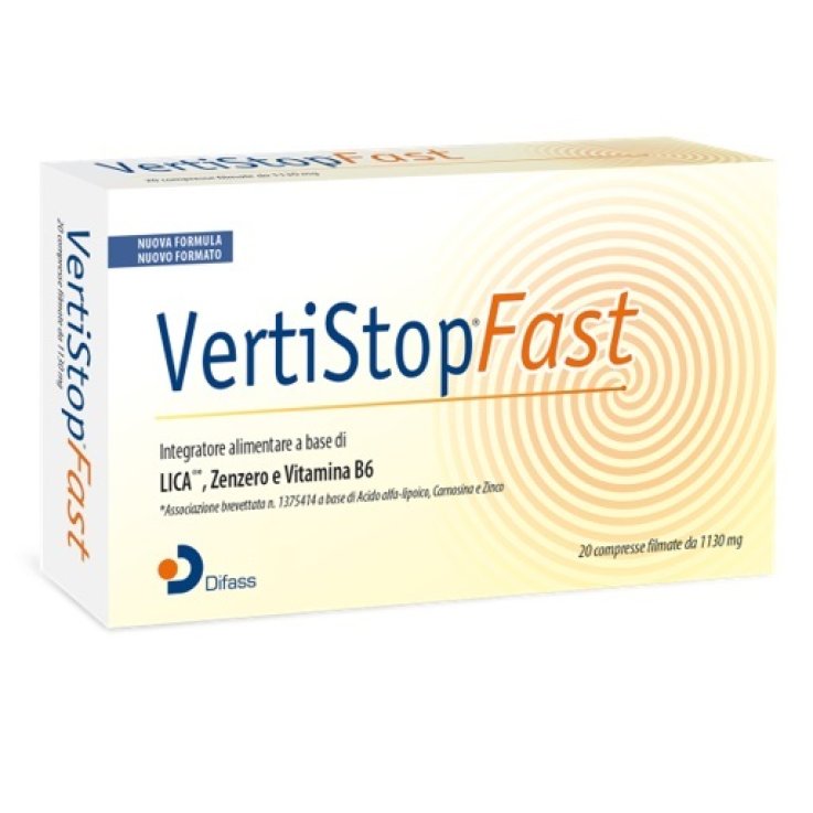VERTISTOP FAST 20 COMPRESSE VERTISTOP FAST 20 COMPRESSE