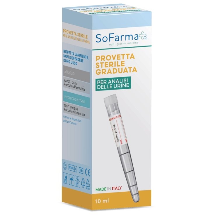 PROVETTA URINA 10 ML SOFARMAPIU' PROVETTA URINA 10 ML SOFARMAPIU'