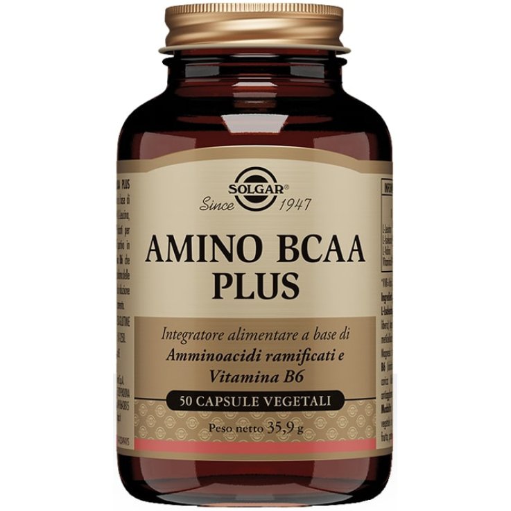 AMINO BCAA Plus 50 Cps SOLGAR AMINO BCAA Plus 50 Cps SOLGAR