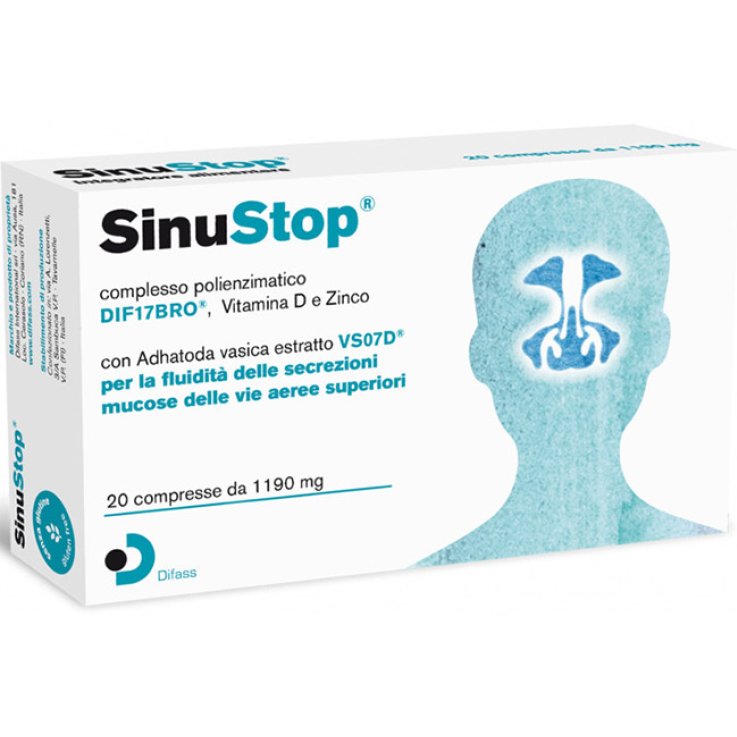SINUSTOP 20 Cpr 1190mg SINUSTOP 20 Cpr 1190mg