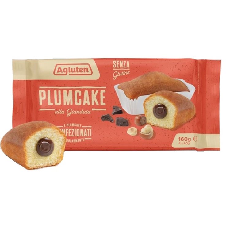 AGLUTEN PlumCake Gianduia4x40g AGLUTEN PlumCake Gianduia4x40g