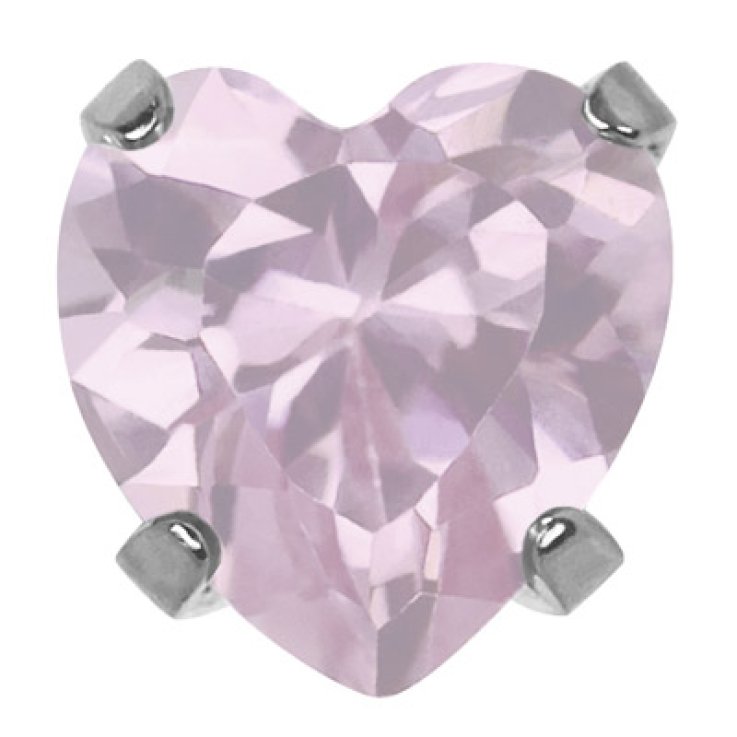 SYSTEM75 TIFFANY CUORE ROSA 5X5MM ACCIAIO SYSTEM75 TIFFANY CUORE ROSA 5X5MM ACCIAIO