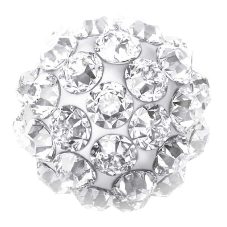SYSTEM75 PALLINA 4,5MM DIAMANTATA CRISTALLO ACCIAIO SYSTEM75 PALLINA 4,5MM DIAMANTATA CRISTALLO ACCIAIO