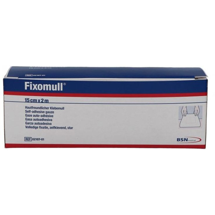 FASCIA AUTOADESIVA IPOALLERGENICA FISSAGGIO SU AMPIA SUPERFICIE FIXOMULL. SUPPORTO IN GARZA DI VISCOSA COLORE BIANCO MASSA IN POLICARBONATO SENZA RESINE E GOMME NATURALI. 15X1000CM FASCIA AUTOADESIVA IPOALLERGENICA FISSAGGIO SU AMPIA SUPERFICIE FIXOMULL. SUPPORTO IN GARZA DI VISCOSA COLORE BIANCO MASSA IN POLICARBONATO SENZA RESINE E GOMME NATURALI. 15X1000CM