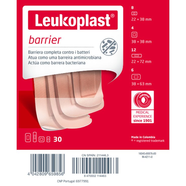LEUKOPLAST Barr.Cer.Ass.30pz LEUKOPLAST Barr.Cer.Ass.30pz