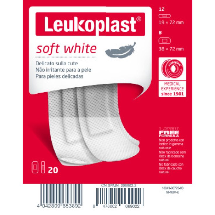 LEUKOPLAST Soft White Ass.20pz LEUKOPLAST Soft White Ass.20pz