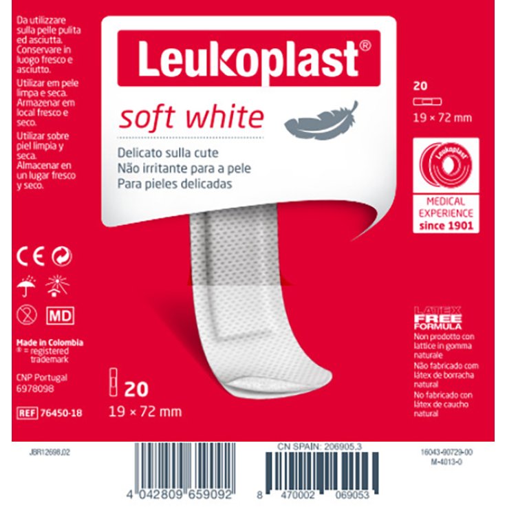 LEUKOPLAST Soft White 72x19x20 LEUKOPLAST Soft White 72x19x20