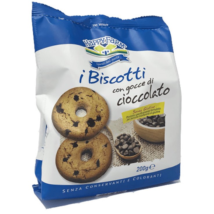 HAPPY FARM Bisc.Gtt Ciocc.200g HAPPY FARM Bisc.Gtt Ciocc.200g