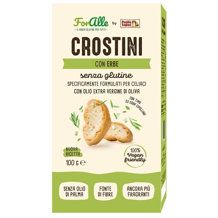FORALLE Crostini Erbe 100g FORALLE Crostini Erbe 100g