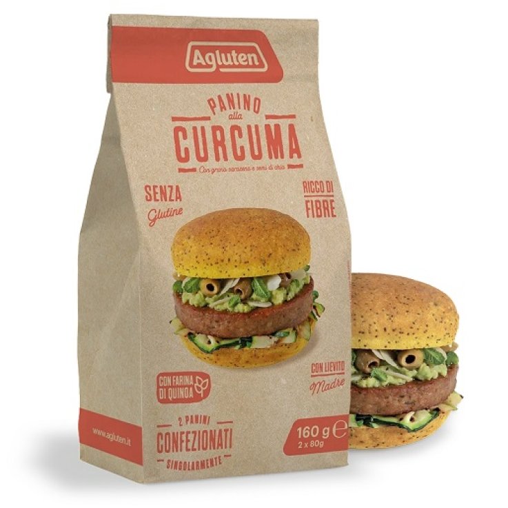 AGLUTEN Panino Curcuma 160g AGLUTEN Panino Curcuma 160g