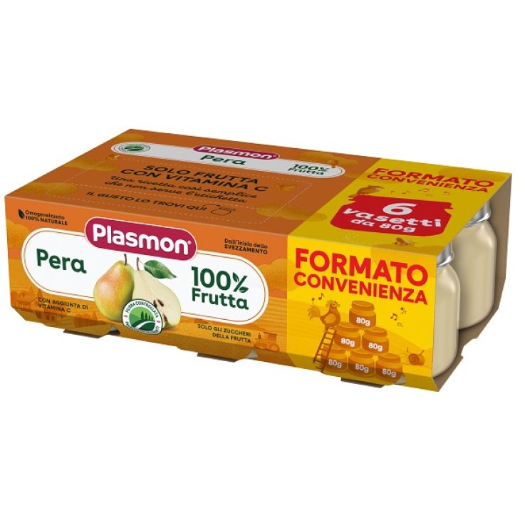 PLASMON OMOGENEIZZATO PERA 6X80 G PLASMON OMOGENEIZZATO PERA 6X80 G