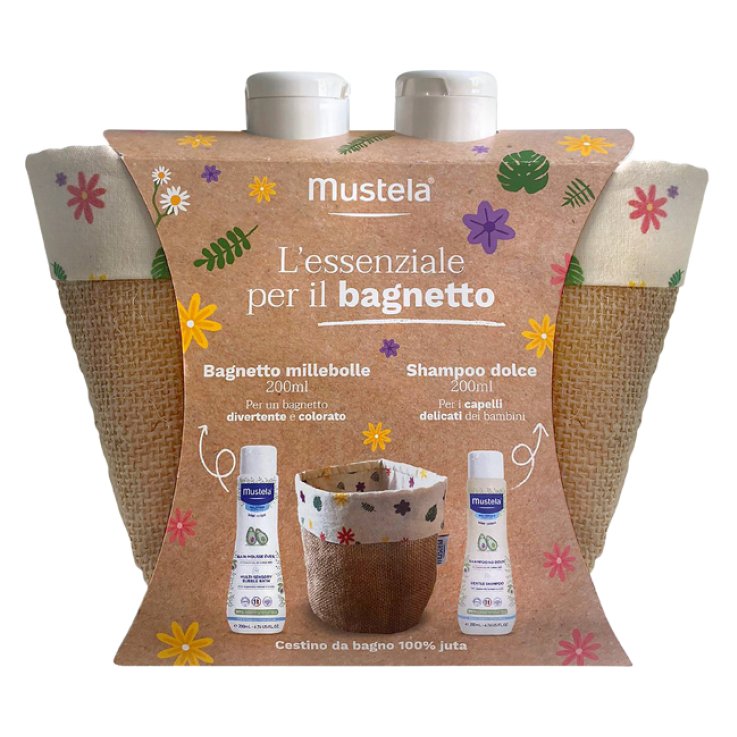 MUSTELA COFANETTO PANIER 23 1 MUSTELA BAGNETTO MILLE BOLLE 200 ML + 1 MUSTELA SHAMPOO DOLCE 200 ML