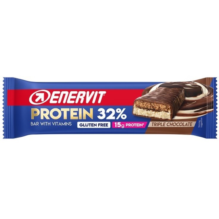 ENERVIT SPORT PROTEIN BAR TRIPLE CHIOCOLATE 45 G ENERVIT SPORT PROTEIN BAR TRIPLE CHIOCOLATE 45 G