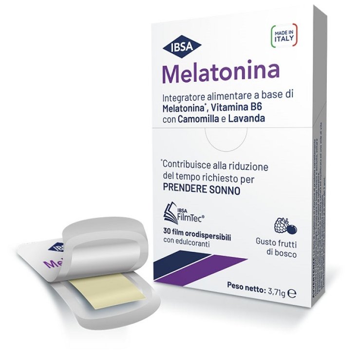 MELATONINA IBSA 30 FILM ORALI MELATONINA IBSA 30 FILM ORALI