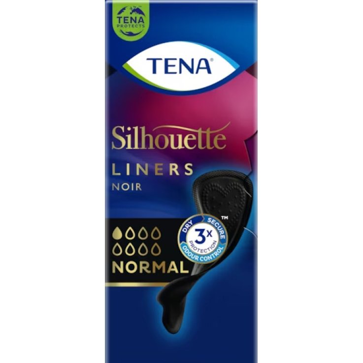 PROTEGGI SLIP NERO INCONTINENZA LEGGERA TENA SILHOUETTE NOIRNORMAL 26 PEZZI PROTEGGI SLIP NERO INCONTINENZA LEGGERA TENA SILHOUETTE NOIRNORMAL 26 PEZZI