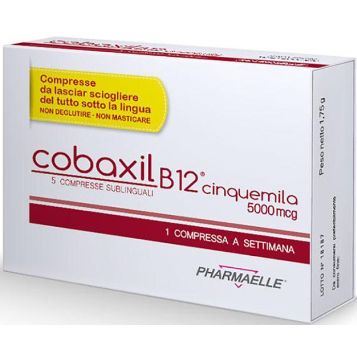 COBAXIL B12 5000mcg 5Cpr Subl. COBAXIL B12 5000mcg 5Cpr Subl.