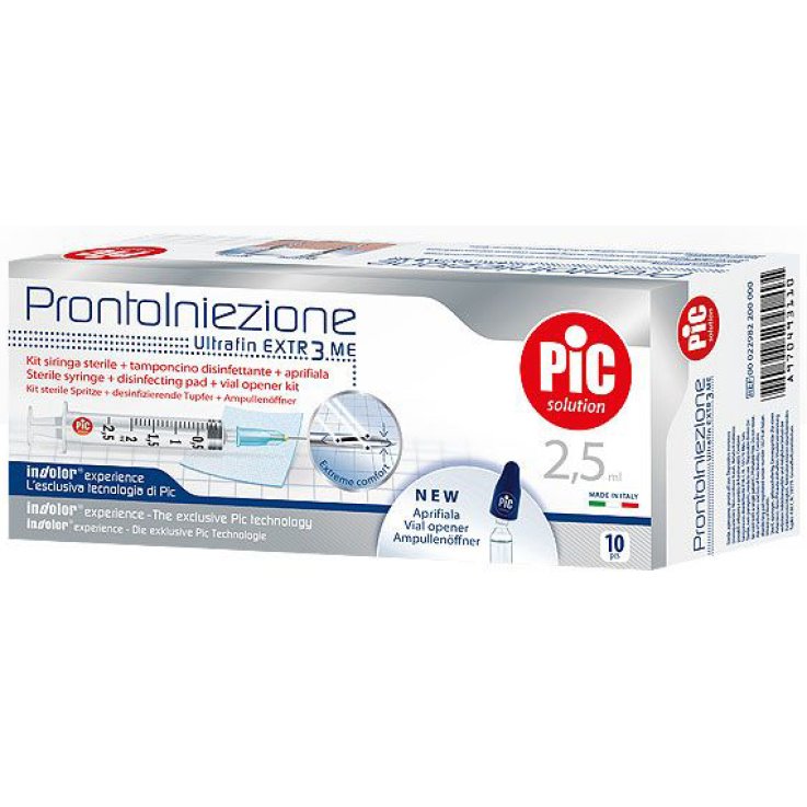 PIC ProntoIniez.2,5ml 23g 10pz PIC ProntoIniez.2,5ml 23g 10pz