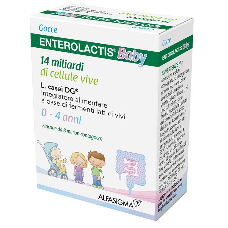 ENTEROLACTIS BABY 0-4 GOCCE 8 ML ENTEROLACTIS BABY 0-4 GOCCE 8 ML