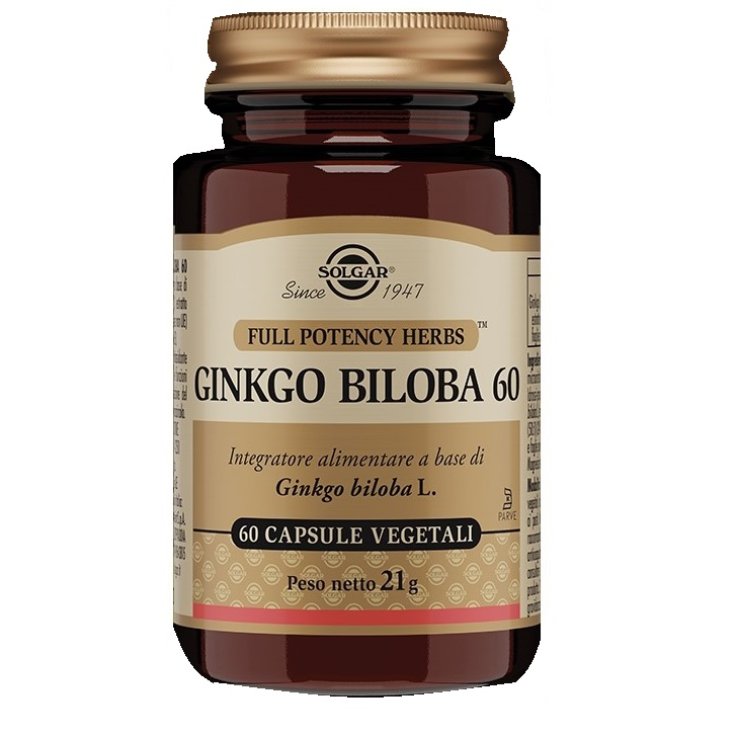 GINKGO BILOBA 60 Cps SOLGAR GINKGO BILOBA 60 Cps SOLGAR