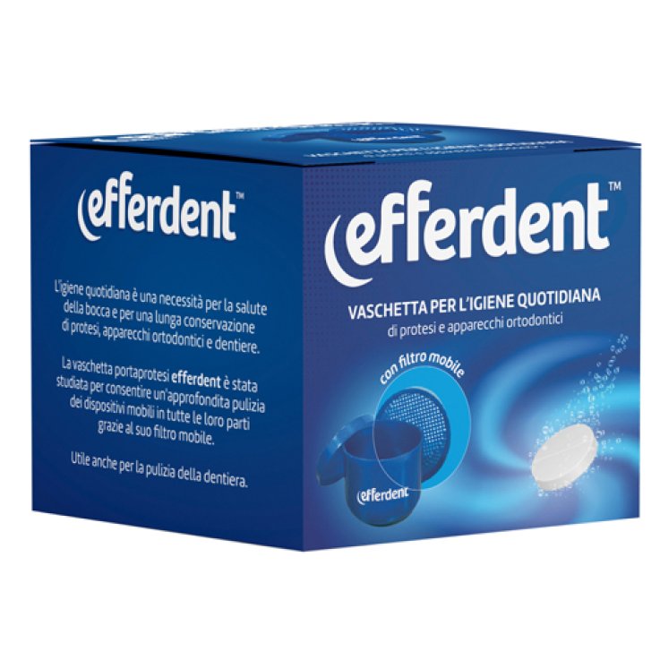 EFFERDENT VASCHETTA PORTAPROTESI EFFERDENT VASCHETTA PORTAPROTESI