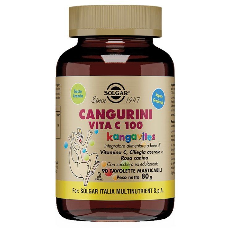 CANGURINI Vit C100 90TavSOLGAR CANGURINI Vit C100 90TavSOLGAR