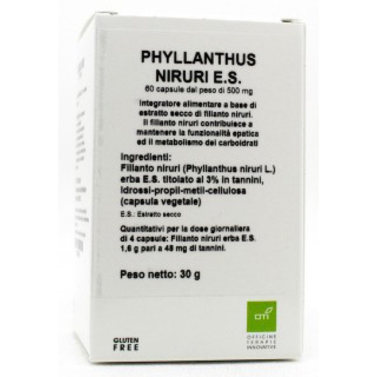 PHYLLANTHUS NIRURI ES 60CpsOTI PHYLLANTHUS NIRURI ES 60CpsOTI