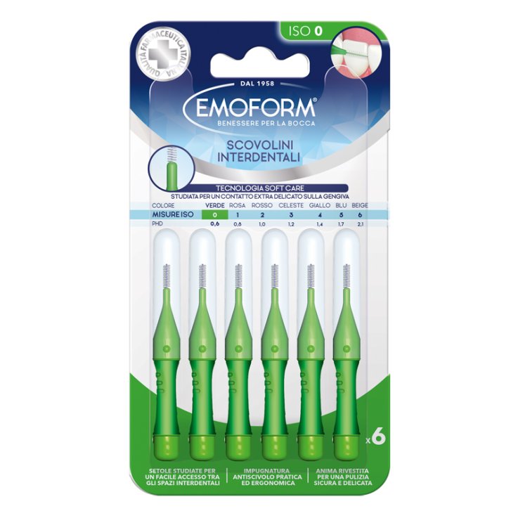 EMOFORM Scov.ISO 0 Verde 6pz EMOFORM Scov.ISO 0 Verde 6pz