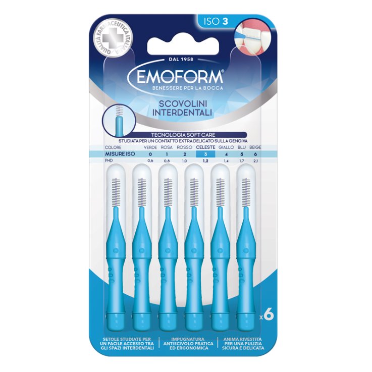 EMOFORM Scov.ISO 3 Celeste 6pz EMOFORM Scov.ISO 3 Celeste 6pz