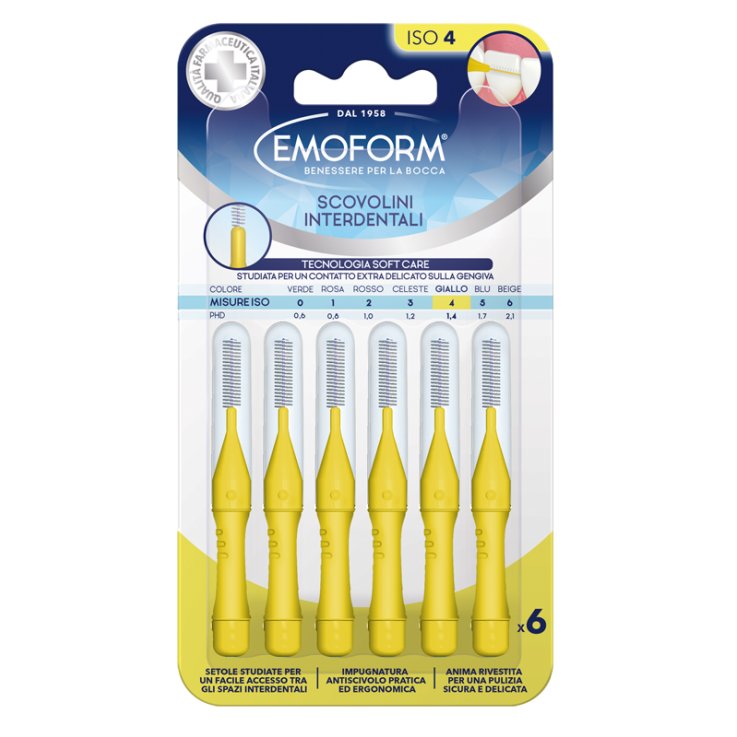 EMOFORM Scov.ISO 4 Giallo 6pz EMOFORM Scov.ISO 4 Giallo 6pz