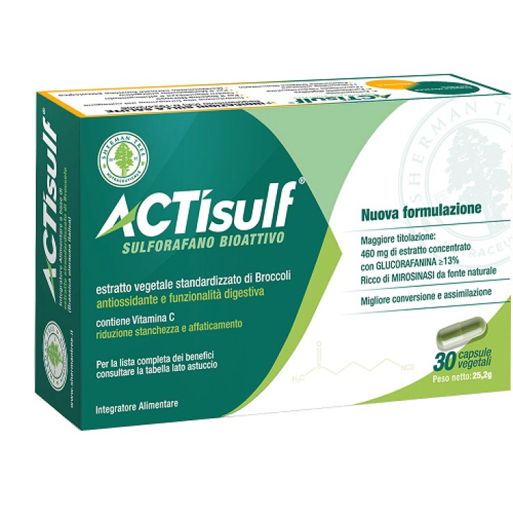 ACTISULF SULFORAFANO 30Cps Veg ACTISULF SULFORAFANO 30Cps Veg