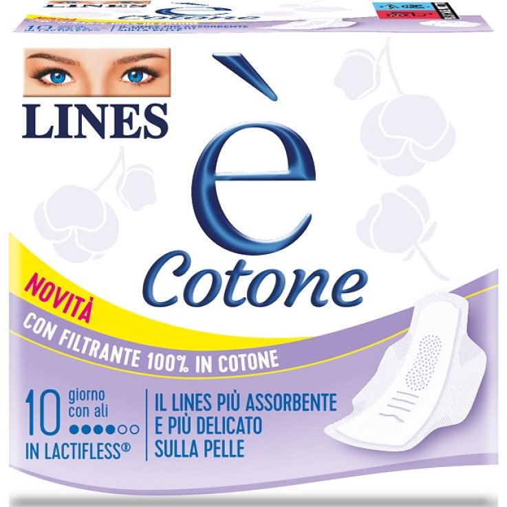 LINES E'Cotone Ali 9+1pz LINES E'Cotone Ali 9+1pz