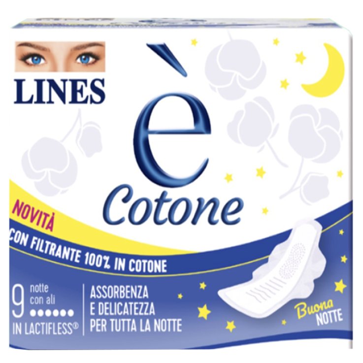 LINES E'Cotone Notte 9pz LINES E'Cotone Notte 9pz