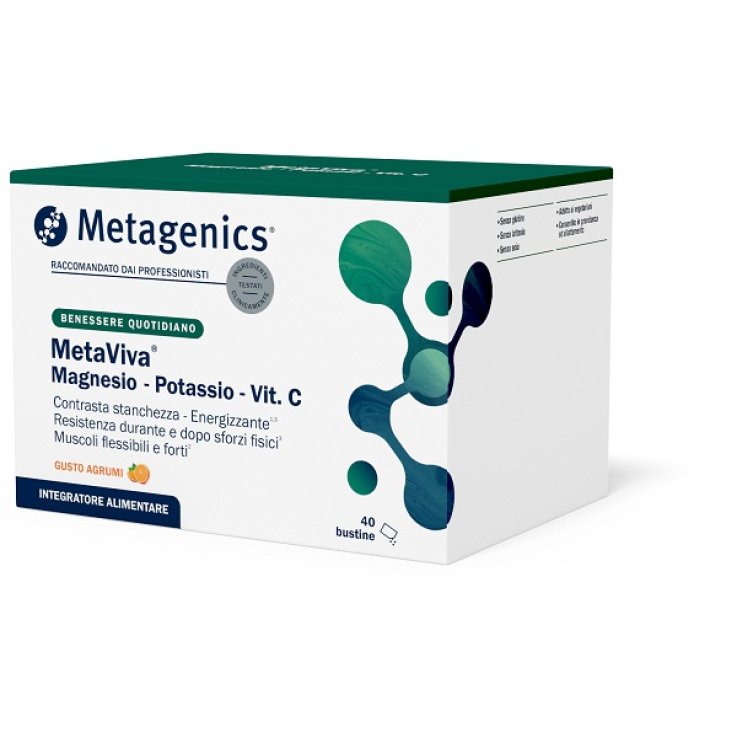 METAVIVA MG/K/VIT C 40 Bust. METAVIVA MG/K/VIT C 40 Bust.