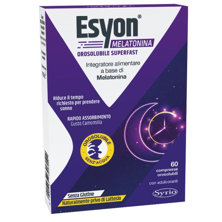 ESYON Melatonina 60 Cpr Orosol ESYON Melatonina 60 Cpr Orosol