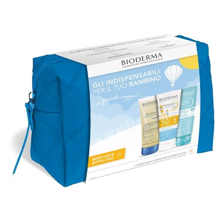 BIODERMA TRAVEL KIT SUMMER KIDS 1 ATODERM HUILE DE DOUCHE 100 ML + 1 PHOTODERM PEDIATRICA LAIT 100 ML + 1 PHOTODERM AFTERSUN 100 ML