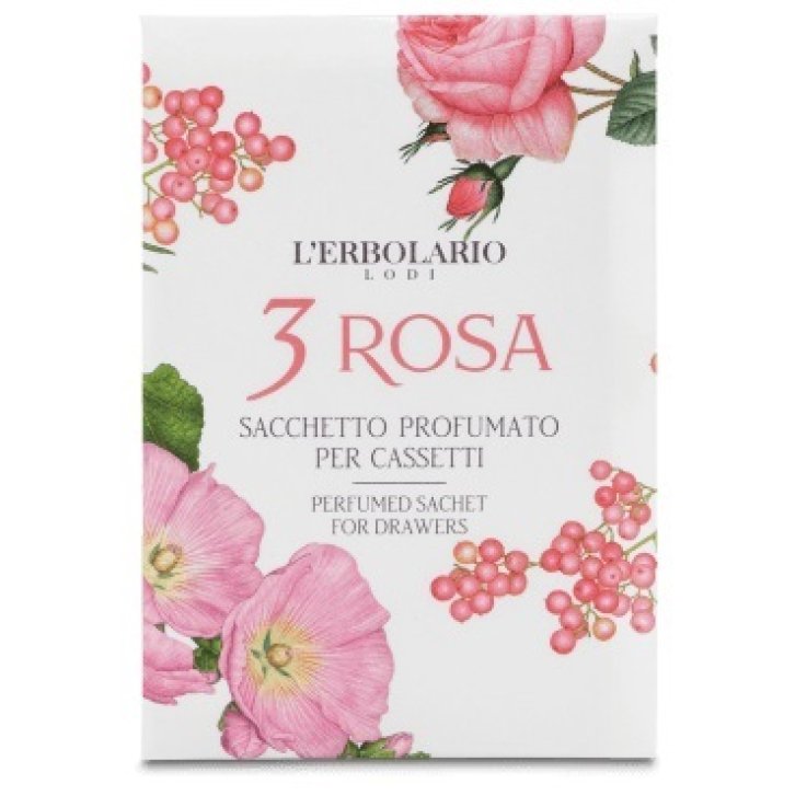 3 ROSA SACCHETTO PROFUMATO PER CASSETTI 3 ROSA SACCHETTO PROFUMATO PER CASSETTI