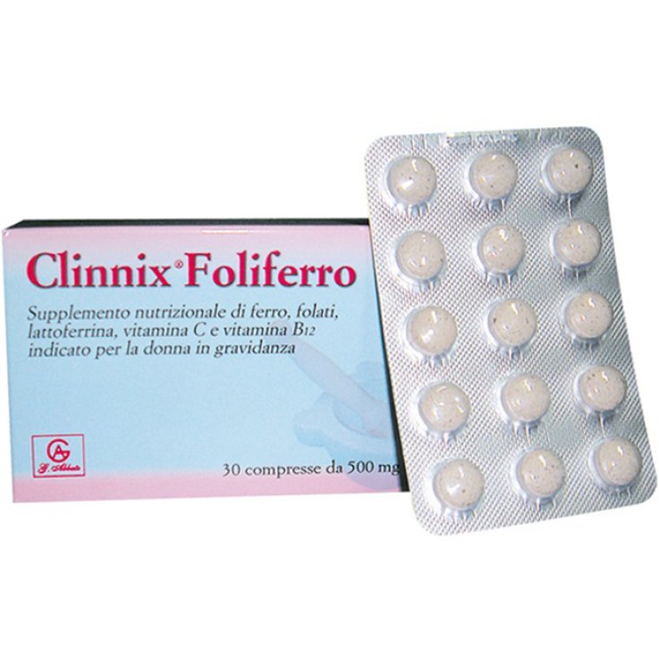 CLINDERM Foliferro 30Cpr 500mg CLINDERM Foliferro 30Cpr 500mg
