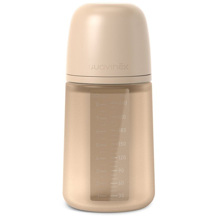 SUAVINEX COLOR ESSENCE BIBERON SILICONE DA 240ML NOCCIOLA SUAVINEX COLOR ESSENCE BIBERON SILICONE DA 240ML NOCCIOLA