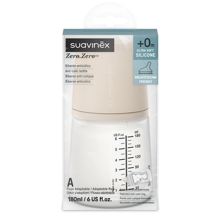 SUAVINEX ZERO ZERO BIBERON SILICONE SPECIALE ALLATTAMENTO DA180ML LIGHT SUAVINEX ZERO ZERO BIBERON SILICONE SPECIALE ALLATTAMENTO DA180ML LIGHT