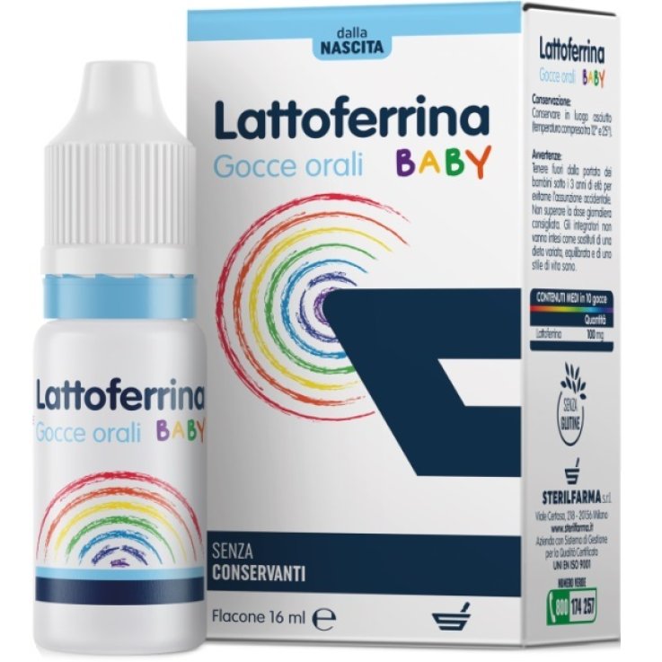 LATTOFERRINA BABY GOCCE ORALI 16 ML LATTOFERRINA BABY GOCCE ORALI 16 ML