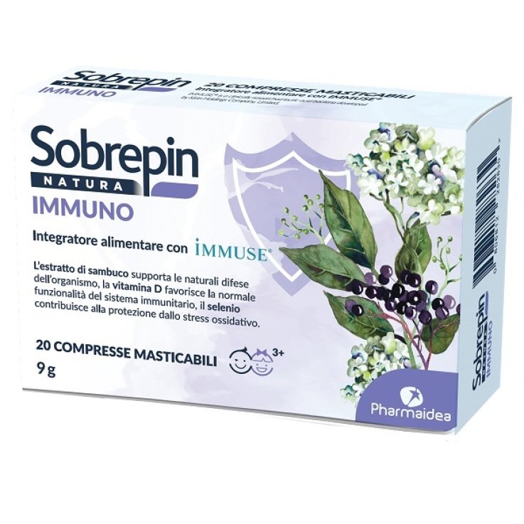 SOBREPIN NATURA IMMUNO 20 COMPRESSE MASTICABILI SOBREPIN NATURA IMMUNO 20 COMPRESSE MASTICABILI