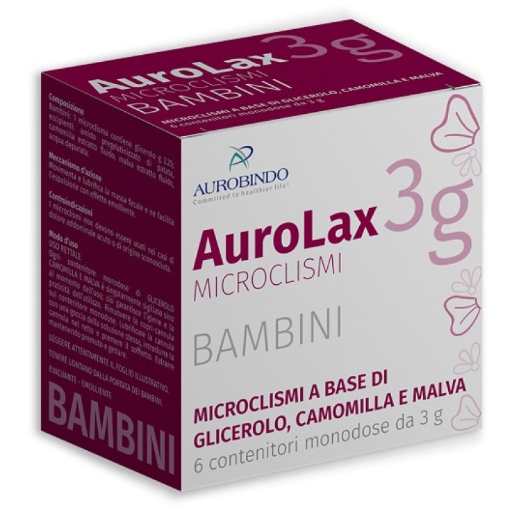 AUROLAX Microclismi Bamb.6pz AUROLAX Microclismi Bamb.6pz