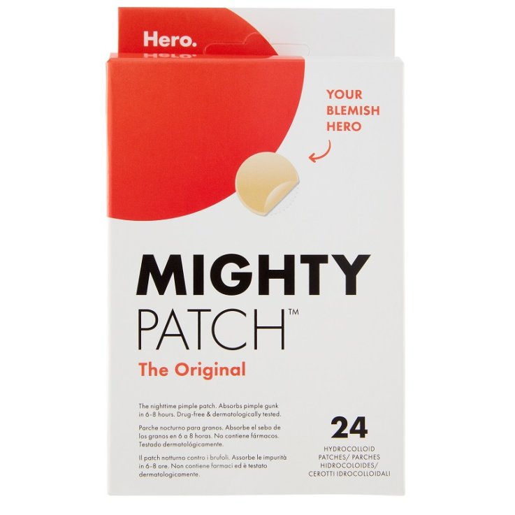 CEROTTO IDROCOLLOIDALE ANTIACNE HERO MIGHTY PATCH THE ORIGINAL 24 PEZZI CEROTTO IDROCOLLOIDALE ANTIACNE HERO MIGHTY PATCH THE ORIGINAL 24 PEZZI