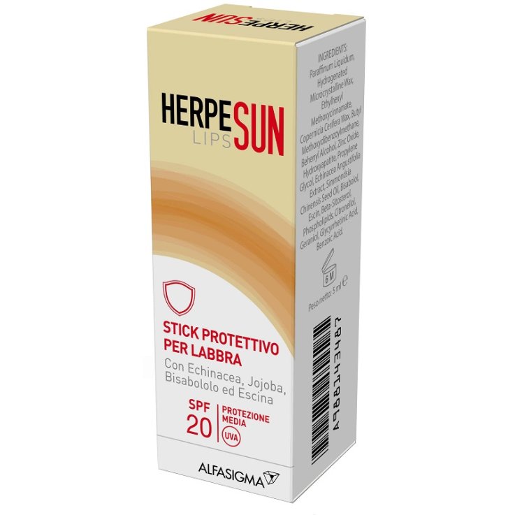 HERPESUN LIP STICK LABBRA SPF 20 5 ML HERPESUN LIP STICK LABBRA SPF 20 5 ML