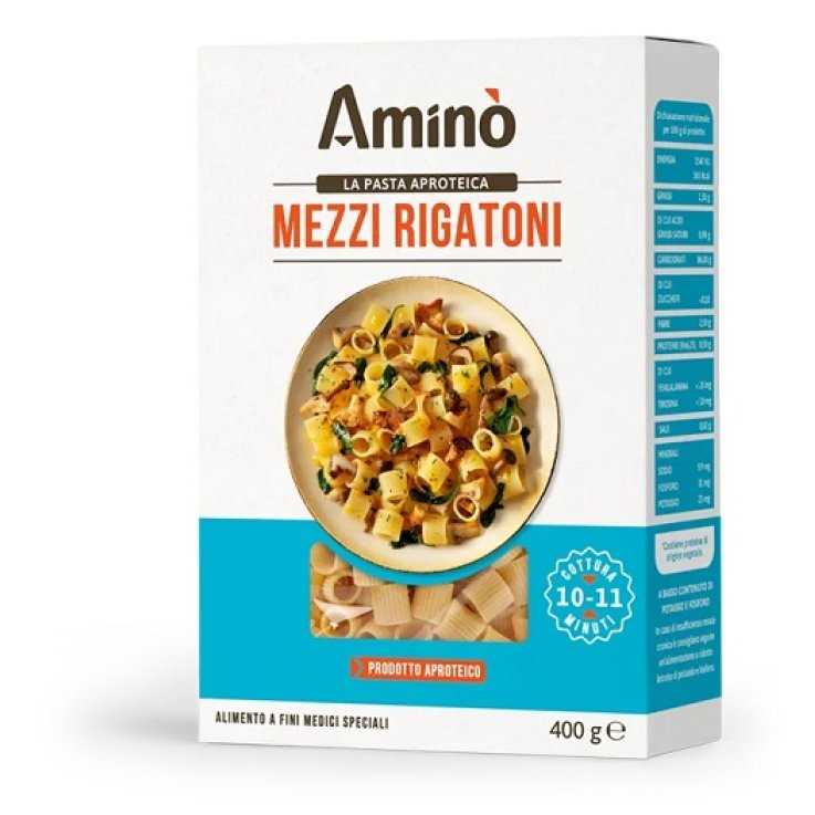 AMINO'Aprot.Mezzi Rigatoni400g AMINO'Aprot.Mezzi Rigatoni400g