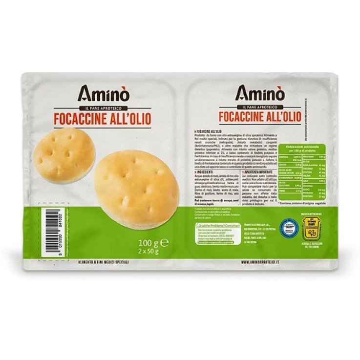 AMINO'Focaccine Olio 100g AMINO'Focaccine Olio 100g