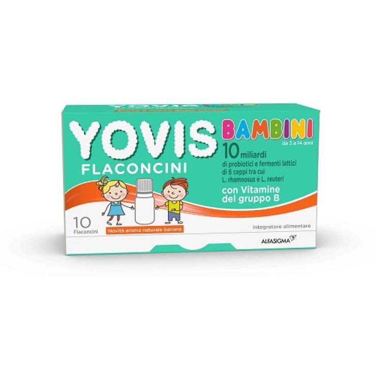 YOVIS BAMBINI BANANA 10 FLACONCINI DA 10 ML YOVIS BAMBINI BANANA 10 FLACONCINI DA 10 ML